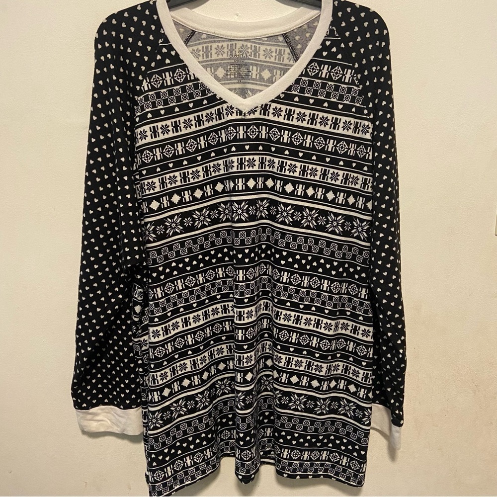 Cuddlduds Women’s Sweater Size 2X Arctic Ski Snow Comfy Casual